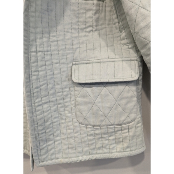 Tularosa Theo Quilted Open Jacket in Washed Mint Size Small - Picture 6 of 9